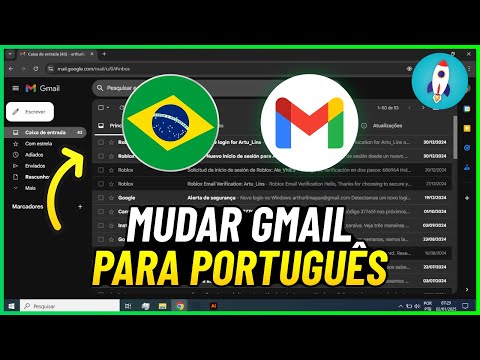 Como Mudar o IDIOMA DO GMAIL no PC (2025) - Para PORTUGUÊS