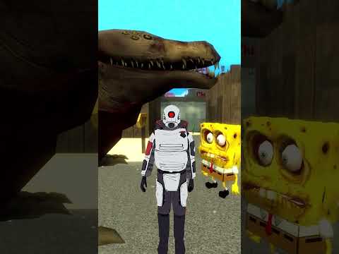 SI KUNING GILA Vs. SCP 682 ( buaya ) #shorts