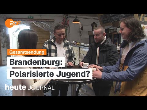 heute journal vom 17.09.2024 Brandenburg Landtagswahl, Laschet Interview, Merz Kanzlerkandidat