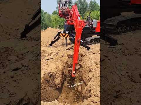 Multi-use machine saves time, labor and labor. Crawlers are dug with vehicles in the mountains.