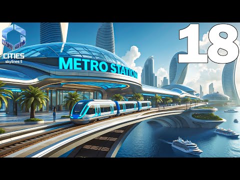 The ULTIMATE Metro Station Build  - Cities Skylines 2 - Part 18