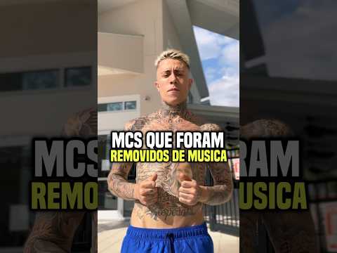 Mcs que foram removidos de uma música❌ #funk #trapbr #mcdaniel #xamuel #matue