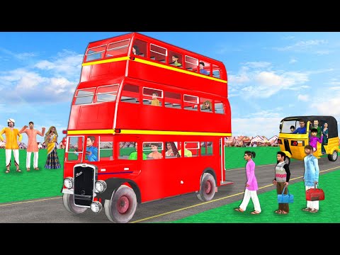 Triple Decker Bus Yatra Desi Jugad Bus Journey Hindi Kahaniya Hindi Moral Stories Hindi Stories