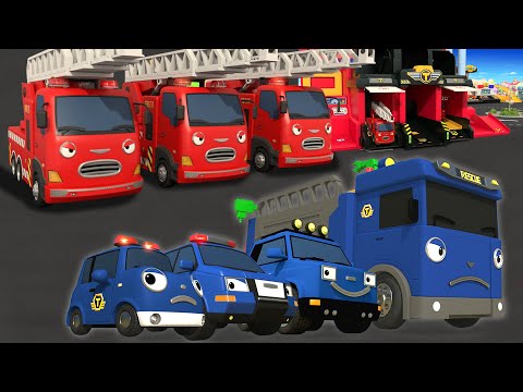 Learn Colors with Tayo🌈 | Red! vs Blue! | Tayo Songs for Kids