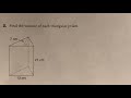 Volume of Triangular Prisms