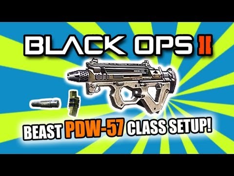 Black Ops 2: BEST SMG CLASS SETUP | PDW-57