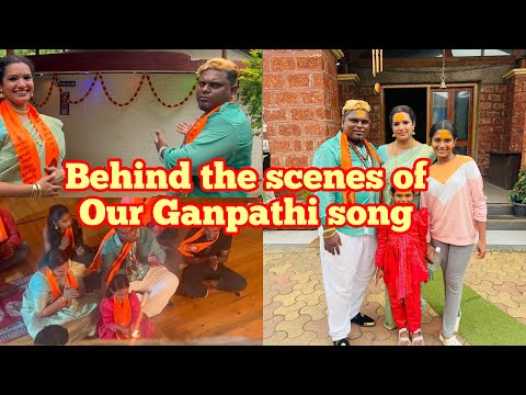 Behind the scenes of our Ganpathi shoot | @shristhaan | Under ground Ganpati mandir Nalasupar  |