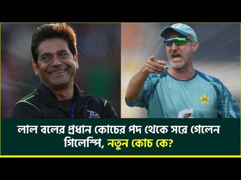 পাকিস্তানের ক্রিকেটে নাটকীয়তা চলছেই, লাল বলের প্রধান কোচের পদ ছাড়লেন গিলেস্পি