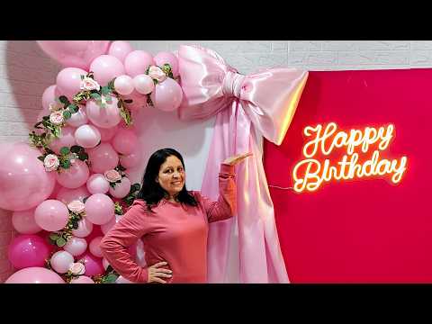 🎀 Como Fazer Decoração com LAÇO GIGANTE – Passo a Passo Fácil Barata LINDA e TENDÊNCIA para Festas!