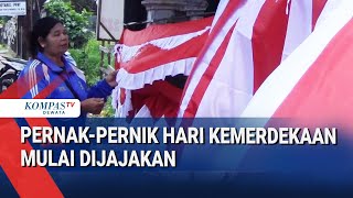 Pernak-Pernik Hari Kemerdekaan Mulai Dijajakan