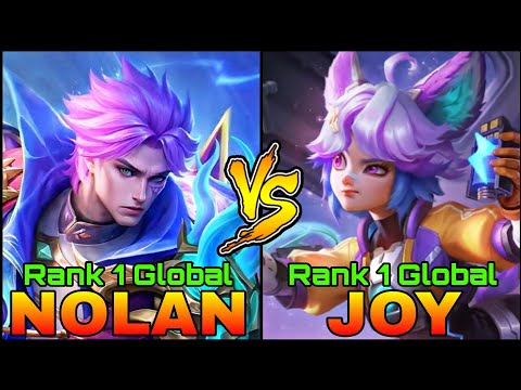 Top 1 Global Nolan [ Q O Y ] VS Top 1 Global Joy [ YT : Feaqskii Joy ] - Mobile Legends