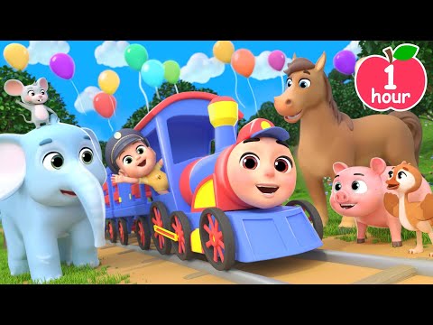 Train Choo Choo Song (Safari Version) + More Lalafun Nursery Rhymes & Kids Songs