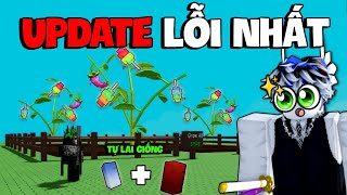 Mình LAI GIỐNG "Cây Mới" Cùng Vdarh Trong Update SIÊU LỖI Grow A Garden...