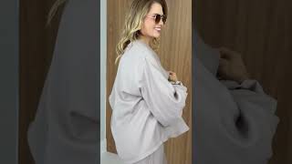 Vídeo adicional 6 do item Kimono Isadora em Viscolinho - Mocha - Leveza, Estilo e Versatilidade para Todas as Ocasiões