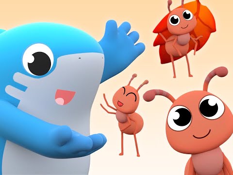 As formigas marcham | Versão Baby Shark - Crianças Aprendem a Contar