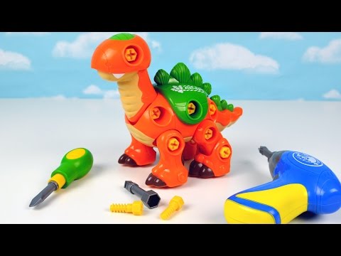 Learn DIY with Create a Brachiosaurus Dinosaur toy Video for Kids Toddlers