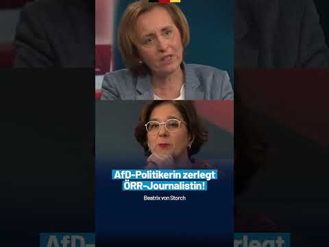 Beatrix von Storch zerlegt Rundfunk-Journalistin bei Asylpolitik! - AfD-Fraktion im Bundestag