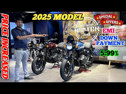 2025 Royal Enfield Hunter 350 Best Monsoon Offer Finance EMI Document 😱😲 || Down Payment Review ✔️