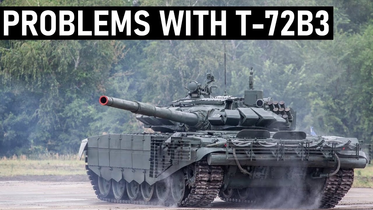 Problems with Russian T-72B3 Tank