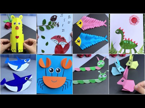 Creative Paper Craft Ideas for Kids | Fun and Easy Step by Step Craft Projects
