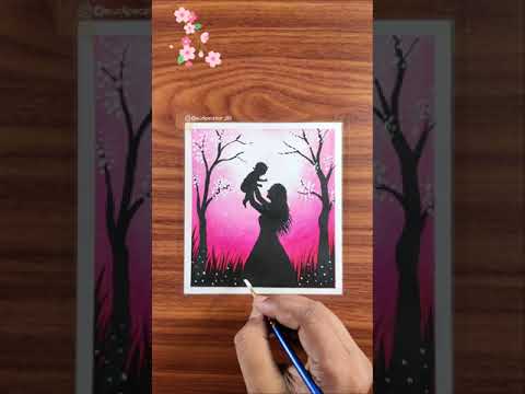 😍 Mother Love is out of the World 💕| Mother's Day drawing #shorts
