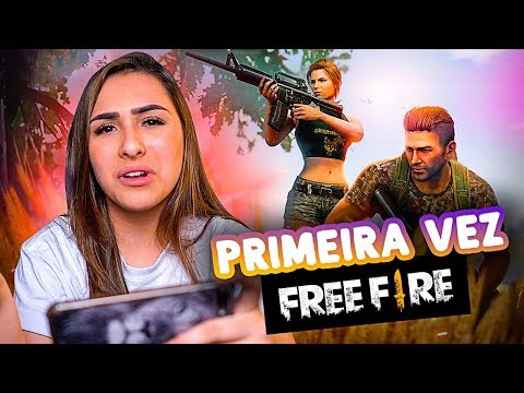 MINHA PRIMEIRA VEZ NO FREEFIRE!