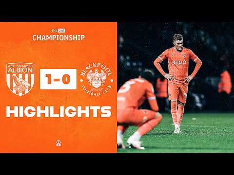 Highlights | West Brom vs Blackpool