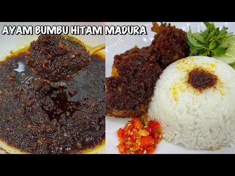 RESEP AYAM BUMBU HITAM KHAS MADURA ASLI