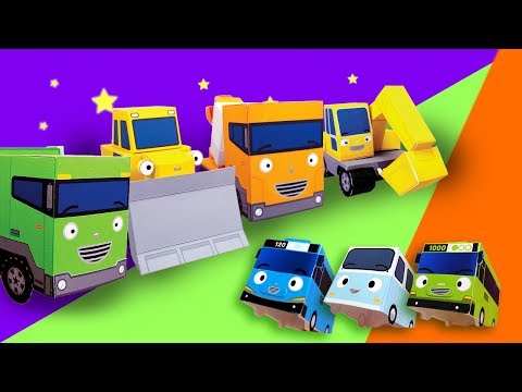 Tayo Songs l  Clang Clang Bang Bang Let's Build! (60 mins) l Tayo Paper Play l Tayo's Sing Along2