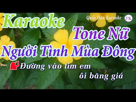 Karaoke Người Tình Mùa Đông – Tone Nữ (Đô Trưởng C) – Quốc Dân Karaoke
