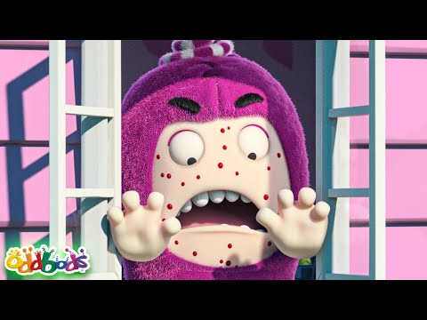 The New Flu | Oddbods | 🚌Wheels on the BUS Songs! | 🚌Nursery Rhymes for Kids