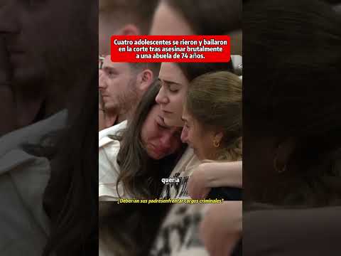 #shorts #crime #court Cuatro adolescentes se rieron y bailaron en la corte tras