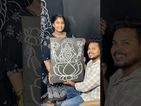 Maha Lakshmi Devi Drawing #shorts #durgapuja #trending #foryou