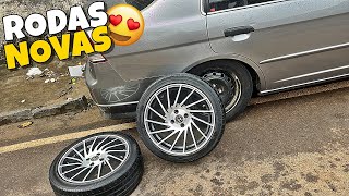 FUI BUSCAR AS NOVAS RODAS DO CIVIC 😍
