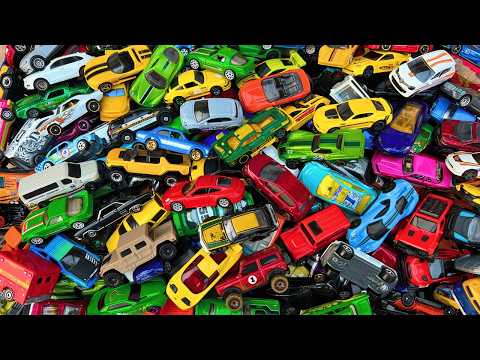 Dlan Cars: Over 50+ Diecast Cars in a Box - Johnny Lightning, Hot Wheels, Siku & Matchbox