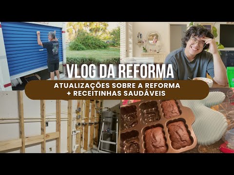 6º VLOG DA REFORMA - A REFORMA PAROU? CONTEI O QUE ESTÁ ACONTECENDO! FIZ BOLO DE CHOCOLATE DIET!