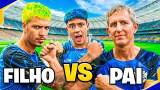 SUPER DESAFIO DE PAI CONTRA FILHO! *quem é melhor?