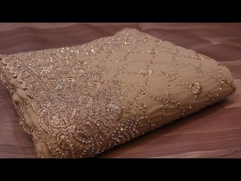 ARNG-3100 "The Golden Petals" Vol 7 Premium Designer Saree||Georgette ||Crystals||Zari Embroidery