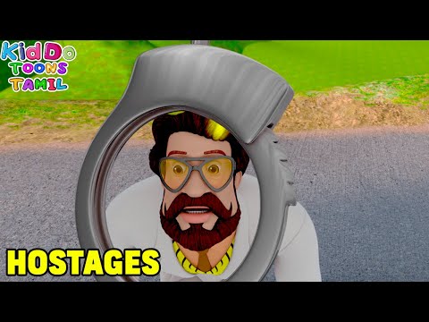 Shiva Tamil Ep 16 | பணயக்கைதிகள் | Hostages | சிவன் எபிசோட் 16 | Kiddo Toons Tamil