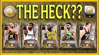 THE HECK ?! 4 109s w/ TEAM BOOSTS ! STEPH KYRIE BRON GIANNIS JOKER ! SEASON CELEBRATION PROMO ! NBA