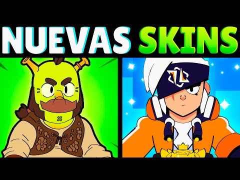 NUEVAS SKINS Y COLABORACIÓN CON SHREK??? BRAWL STARS - CONCEPTOS