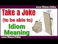 Understanding English Idioms: Jokes