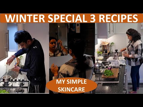 Winter Special Cooking | Cozy Afternoon To Evening Routine | Mooli Ka Paratha | Spring Onion Curry