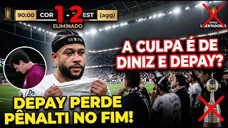 INACREDITÁVEL! Depay PERDE pênalti no último minuto e Corinthians cai na Libertadores!