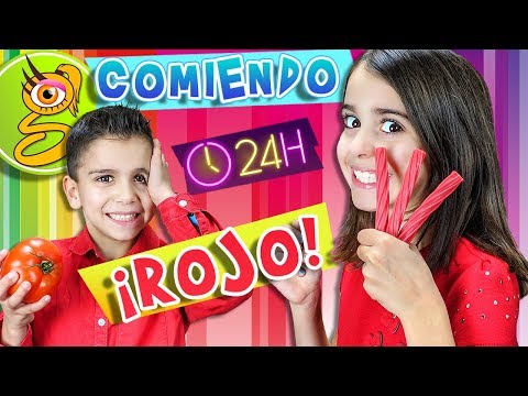 24 horas COMIENDO ROJO SAN VALENTÍN ❤️