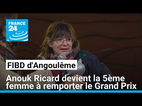 BD : Anouk Ricard, 5ème femme à remporter le Grand Prix du festival d'Angoulême • FRANCE 24