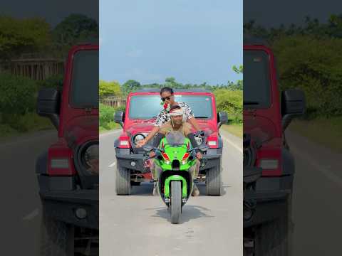 Mere Bike Aur Thar Ko Ride Pe Jana Hai 😍❤️ #shorts #zx10r #thar #youtubeshorts