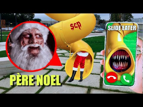 J'AI TROUVÉ LE PÈRE NOEL SE FAIRE MANGÉS PAR LE SCP SLIDE EATER DANS LA VRAIE VIE !!
