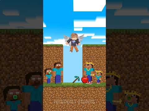 Who Will You Choose - Poor or Rich Family? #minecraftshorts