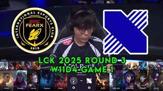 BFX vs DRX Game 1 | LCK 2025 Round 3 Week 11 Day 4 | BNK FEARX vs DRX G1
